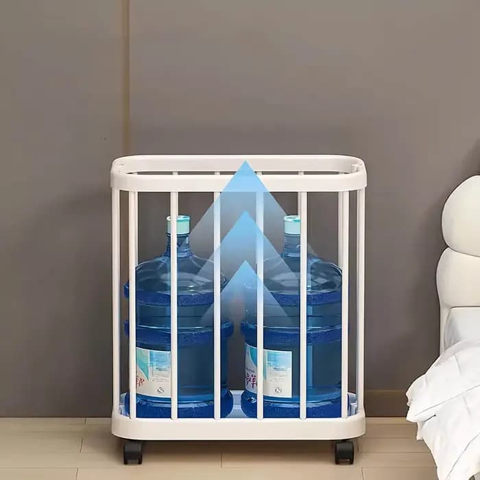Panier de rangement multifonctionnel avec roulettes