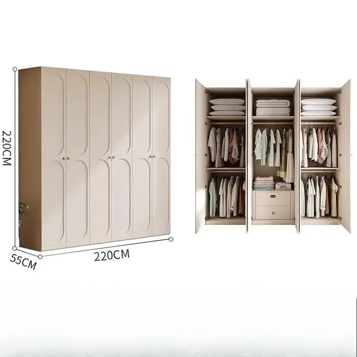Organisateur de rangement de garde-robe moderne européen