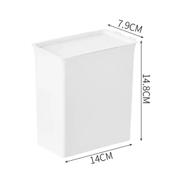 Boîte de rangement pour lessive avec couvercle