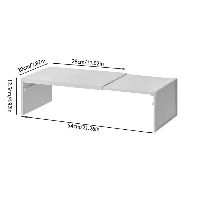 Étagère de cuisine extensible et empilable pour comptoir et armoire, accessoires de rangement de cuisine robustes