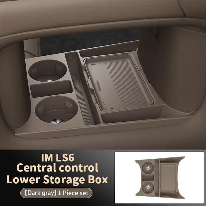 Boîte de rangement pour console centrale inférieure, organisateur pour IM LS6 2026, gain de place, t