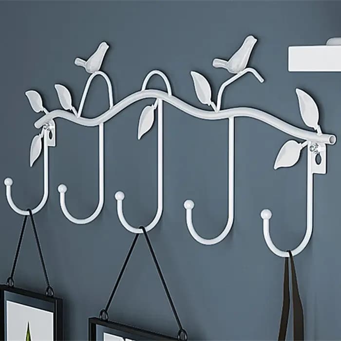 Crochet mural en métal pour manteau et chapeau, cintres multifonctions pour salon, chambre à coucher