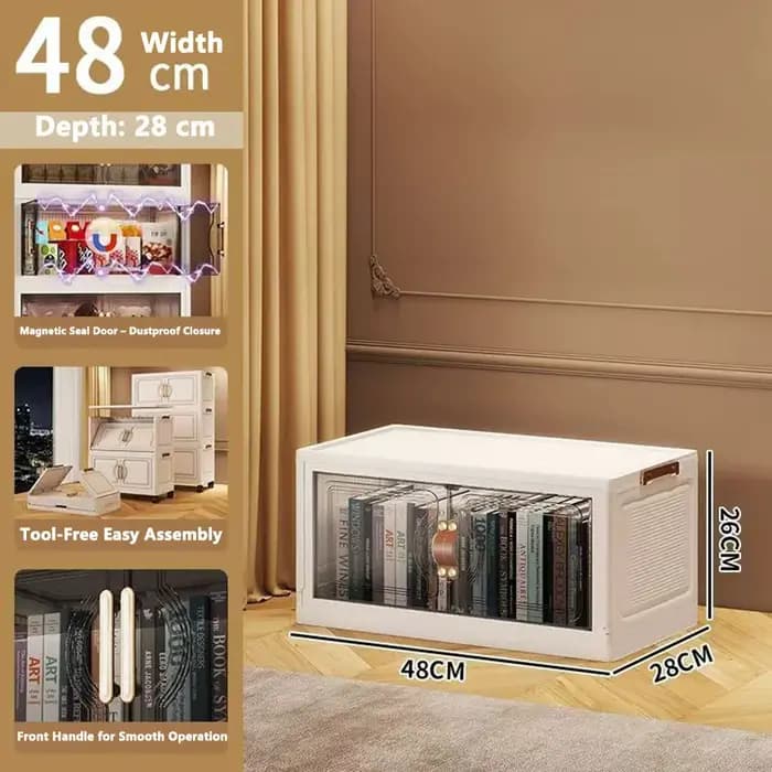 Armoire de rangement pliable avec tiroirs, Organization de la maison, cuisine, salle de bains, armoi