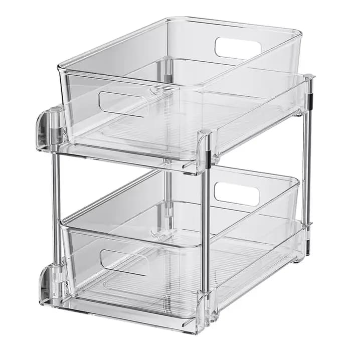 Organisateur de rangement sous évier à 2/3 niveaux