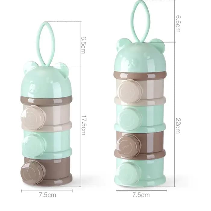 Boîte de stockage de lait en poudre amovible pour bébé