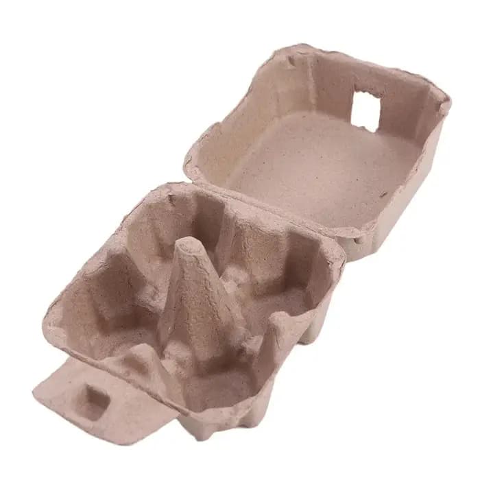 Cartons d'œufs en pâte de papier créatifs à 4 grilles