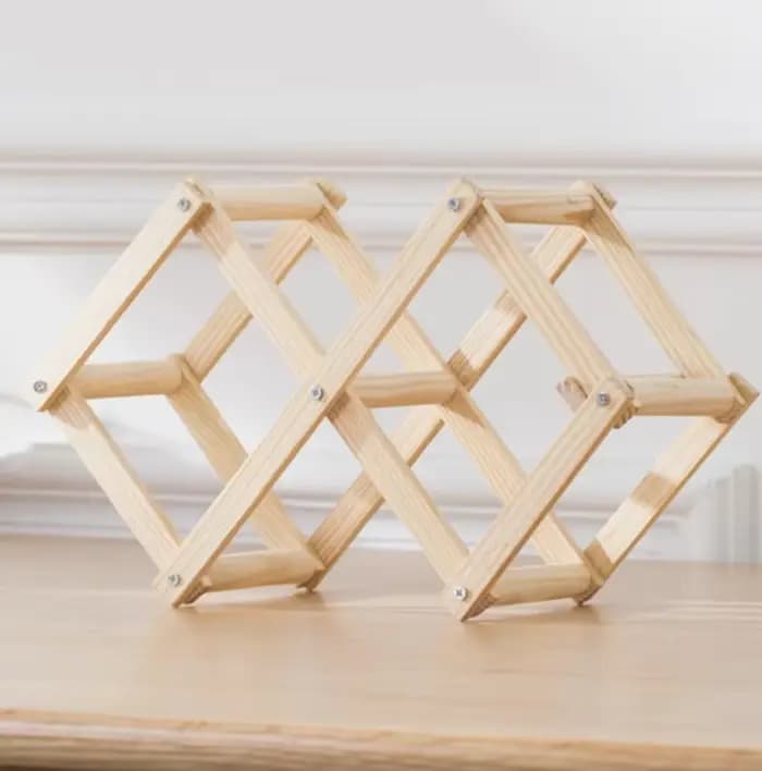 Étagère à vin en bois, meuble à vin pour salon, présentoir à vin, porte-vin rétro créatif, étagère d