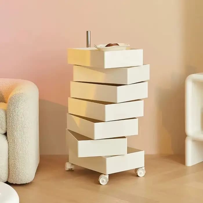 Meuble de rangement mobile à tiroirs