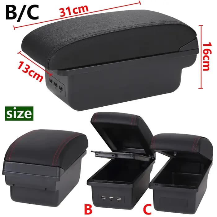 Boîte d'accoudoir de voiture pour Suzuki Swift
