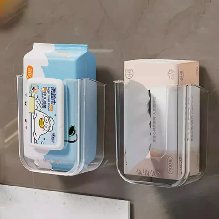 Boîte de rangement murale pratique pour lingettes humides