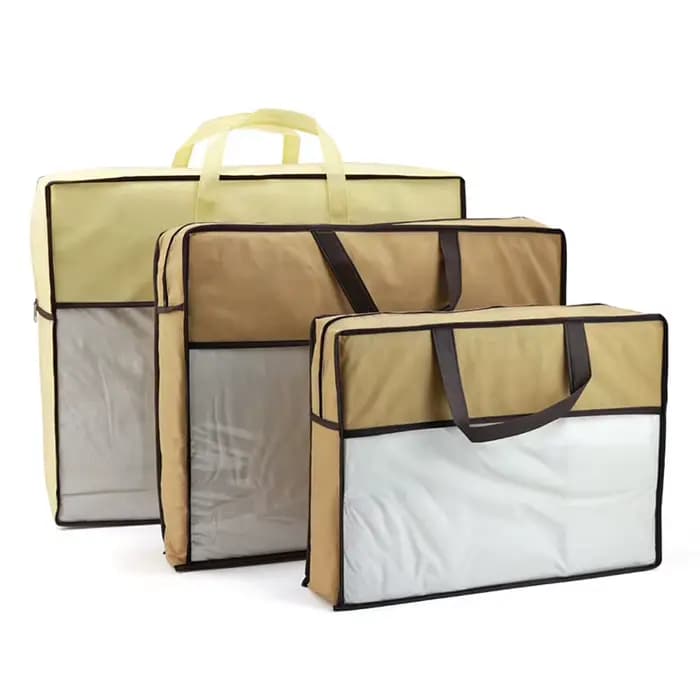 Sac de rangement pour couettes et vêtements