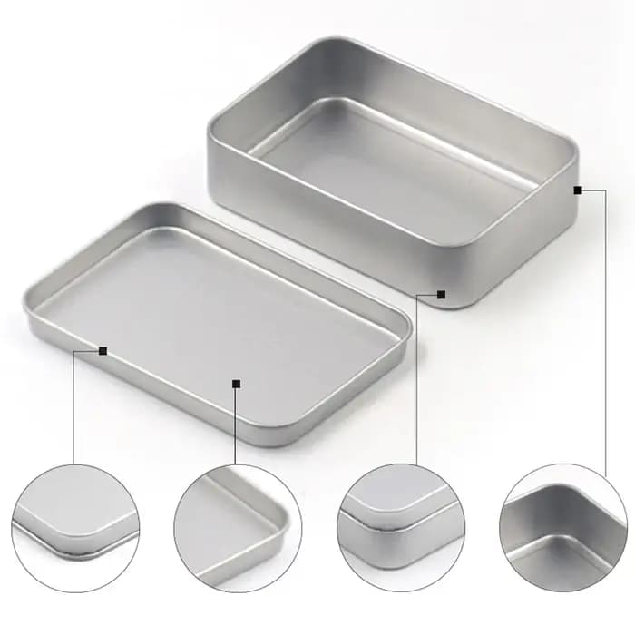 1 pièces Mini boîte de rangement en fer petite