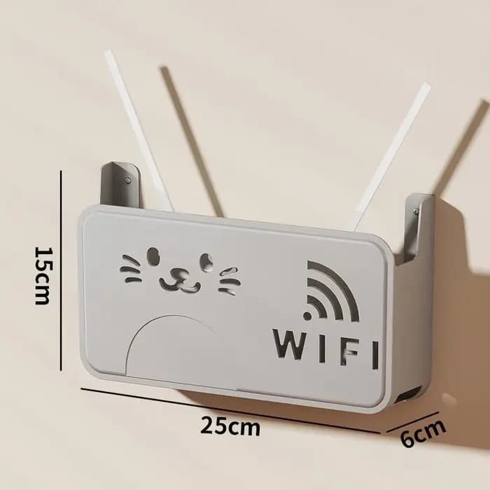 Nouveau routeur Wifi sans fil boîte de rangement prise de salon Wifi décoration murale décodeur TV s