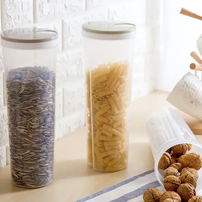 Bocaux de rangement pour pâtes et nouilles, grande capacité, organisateur de cuisine, boîte de conservation quantitative pour pâtes et nouilles