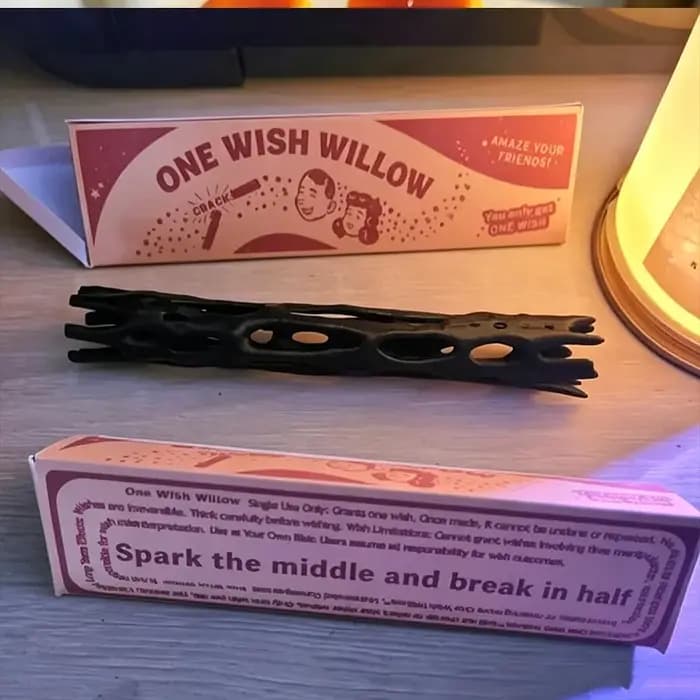 Boîte à vœux en saule noir