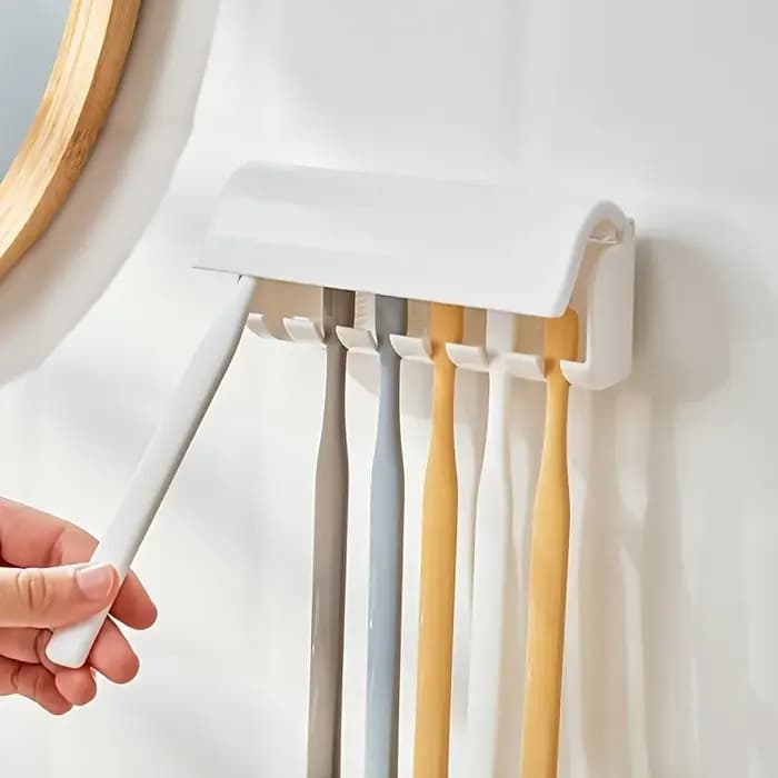 Ceci est un support de brosse à dents individuel pouvant contenir 6 brosses