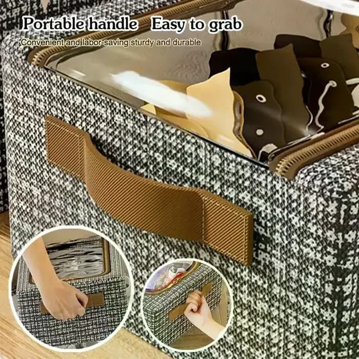 Boîte de rangement pliable pour chaussures sous le lit