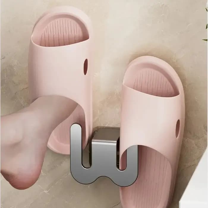 Sans poinçonnage chambre rangement soigné chaussure séchage pantoufles support salle de bain support