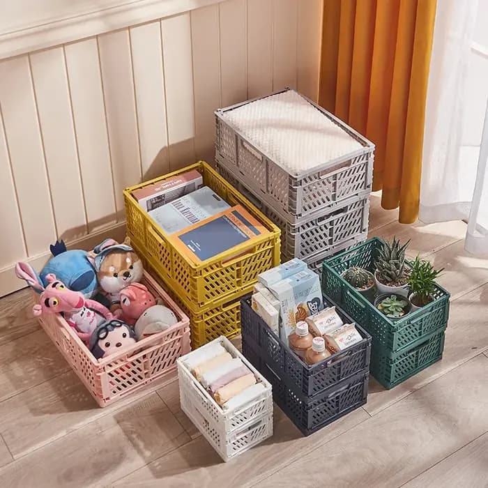 Boîte de Rangement Pliable en Plastique