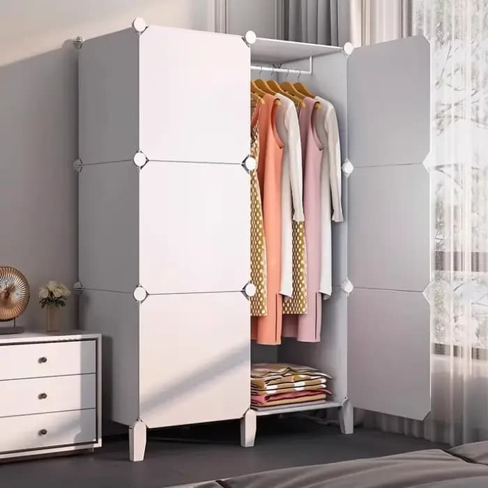Armoire Portable Modulable pour Chambre à Coucher