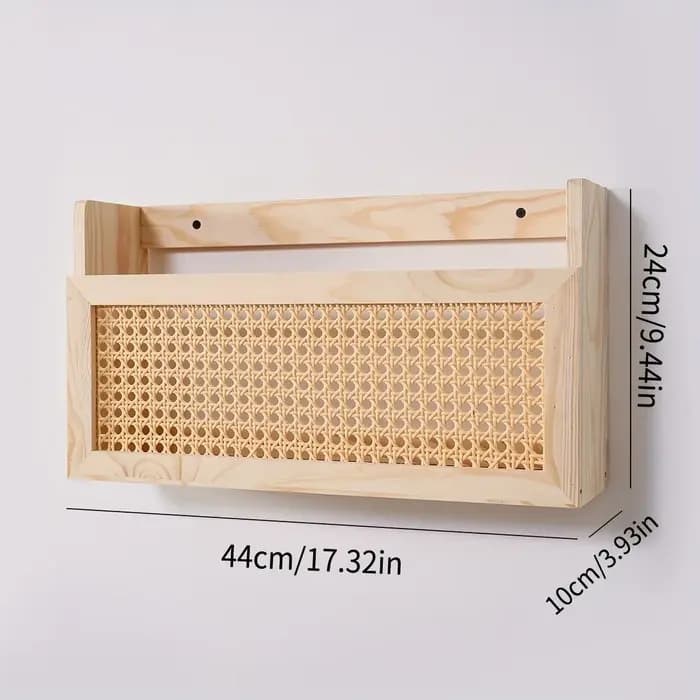 1 boîte de rangement murale de style rustique