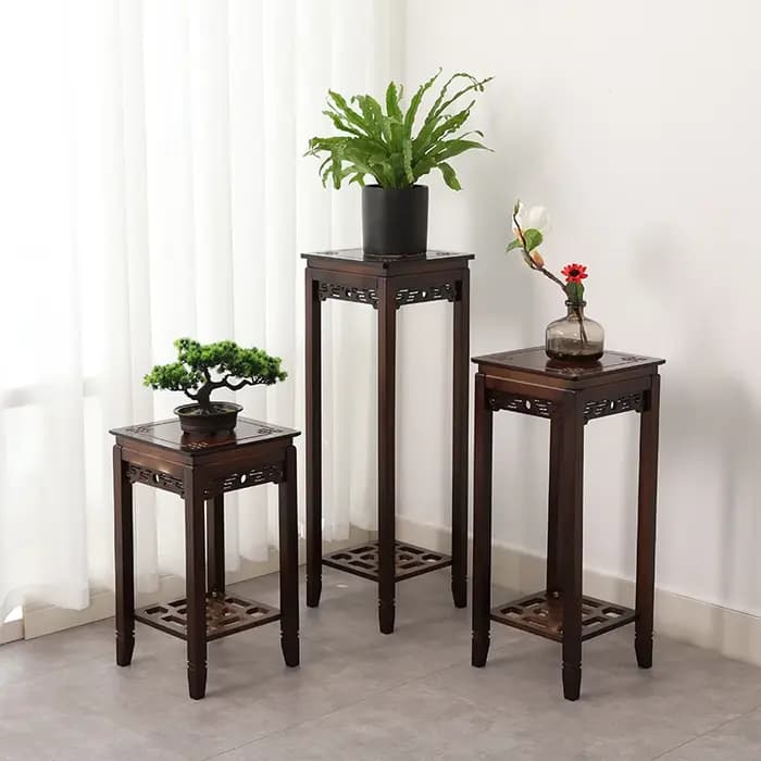 Étagère à fleurs, support pour pot