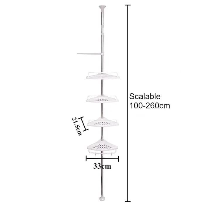 Étagère d'angle rétractable, support d'angle de salle de bain, étagères de rangement en acier inoxyd