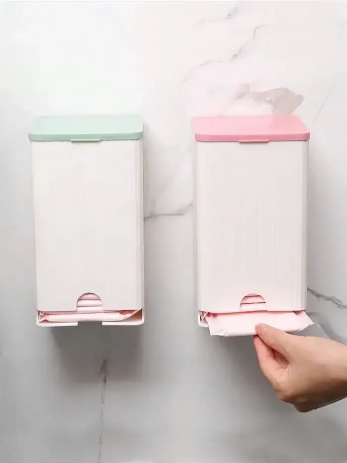 Boîte de rangement murale pour serviettes hygiéniques