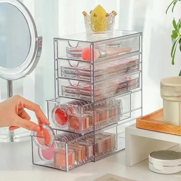 Boîte de rangement pour palette de fards à paupières en acrylique