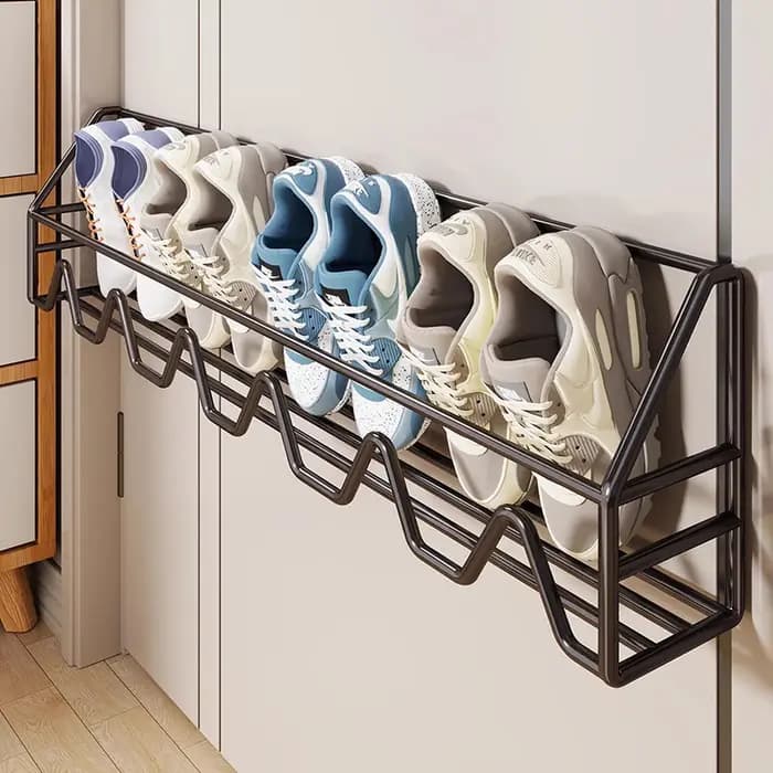 Meuble à chaussures mural multi-niveaux pour la maison