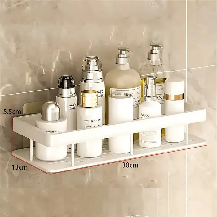 Étagère de salle de bain, organisateur de rangement de cuisine, support à shampoing en alliage d'aluminium, étagère de douche, accessoires de salle de bain, étagère sans perçage
