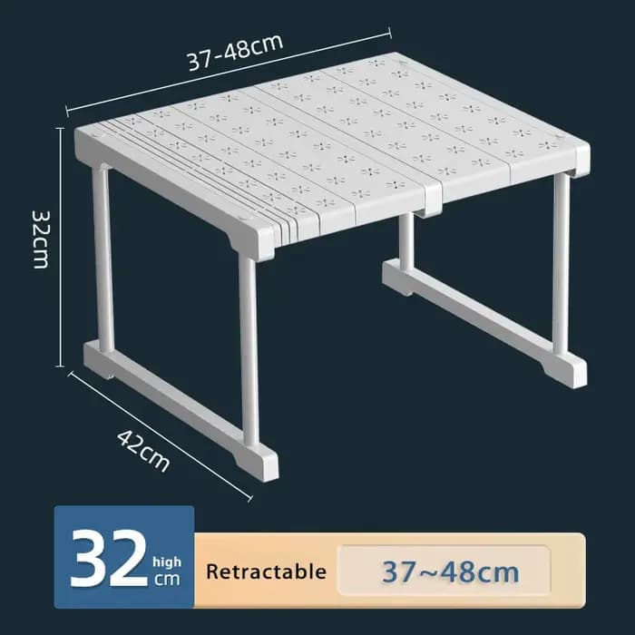 Étagères réglables rétractables multicouches