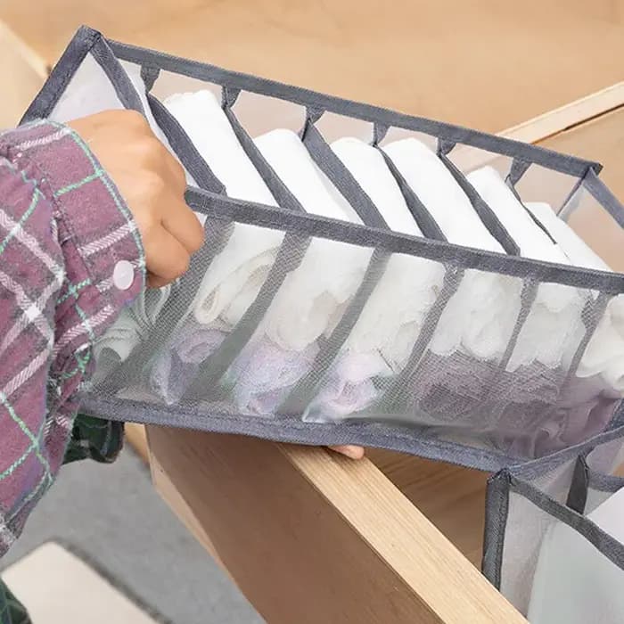 Boîte de Rangement Pliable pour Sous-Vêtements et viser