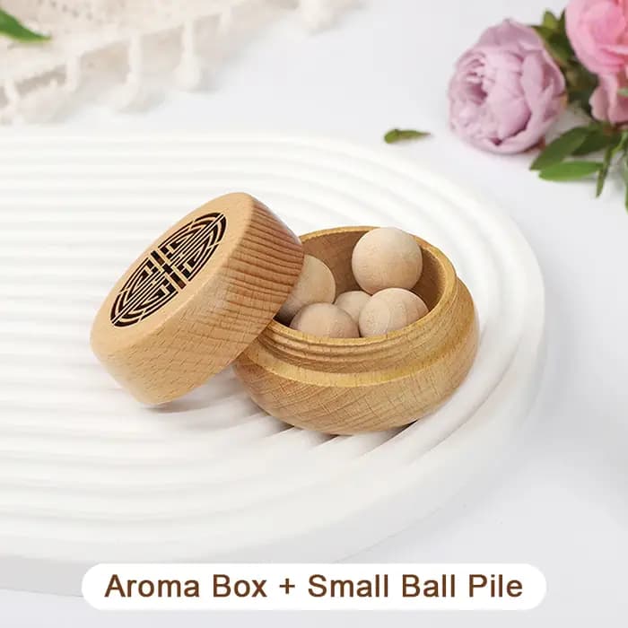 Boîte en bois de parfum Antique Portable sans parfum