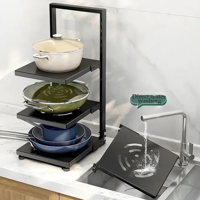 Supports de rangement de cuisine multicouches
