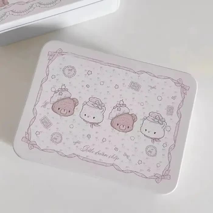 Nouvelle boîte de rangement rectangulaire en métal