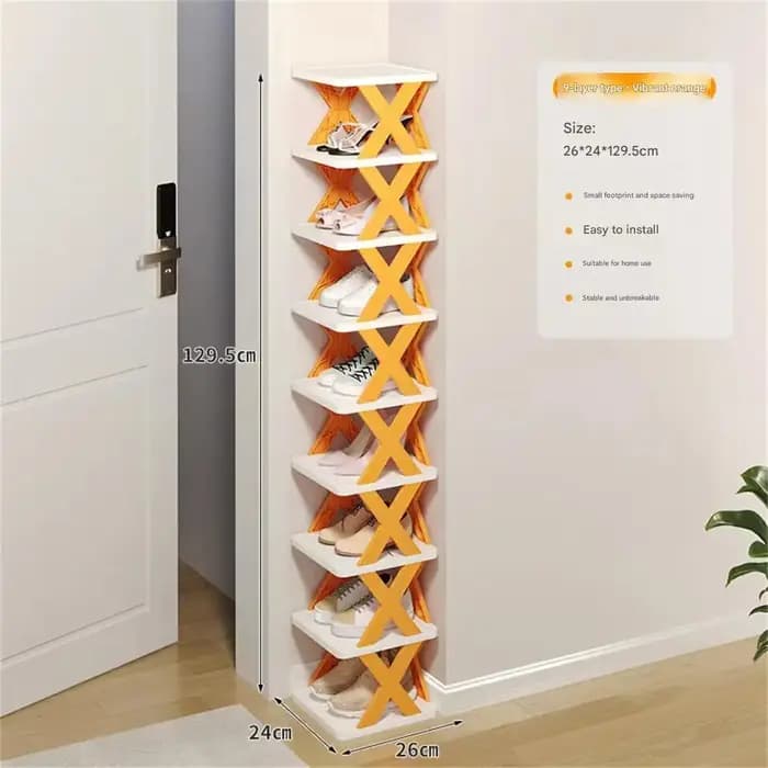 Bricolage simple étagère à chaussures maison gain de place stockage petit