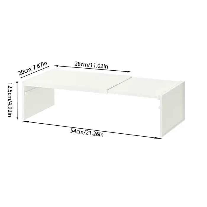 Étagère de cuisine extensible et empilable pour comptoir et armoire, accessoires de rangement de cui