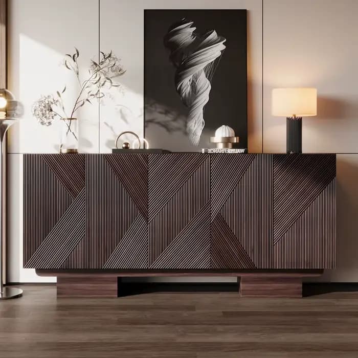 Meubles de rangement sur pied pour salon