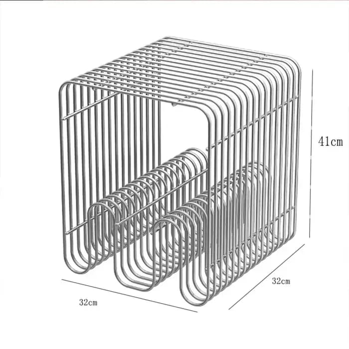 Étagère métallique moderne et élégante – Organisateur mural et sol multifonctionnel pour tables basses
