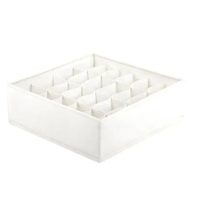 Boîte de rangement pour sous-vêtements et caleçons, compartimentée, organisateur de rangement de type tiroir pour la maison, séparateur pour chaussettes et accessoires