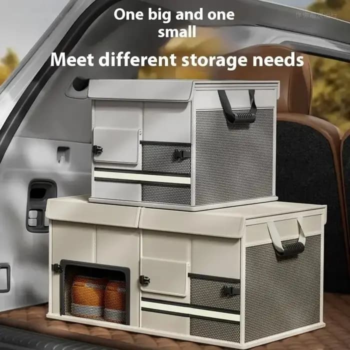 Boîte de rangement pour coffre de voiture de grande capacité