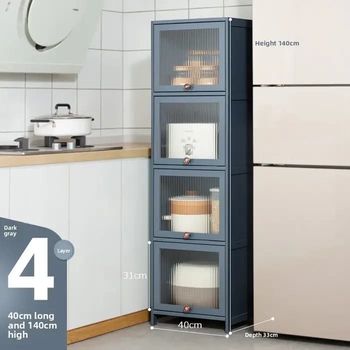 Meuble de rangement pour espaces étroits de cuisine