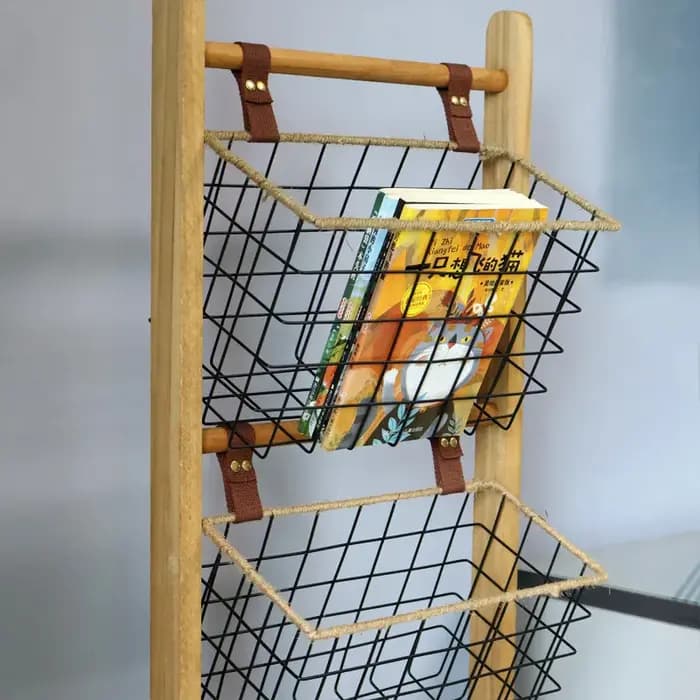 Étagère de rangement Simple au sol de la maison