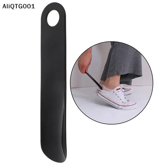 Chausse-pied en plastique noir portable et durable