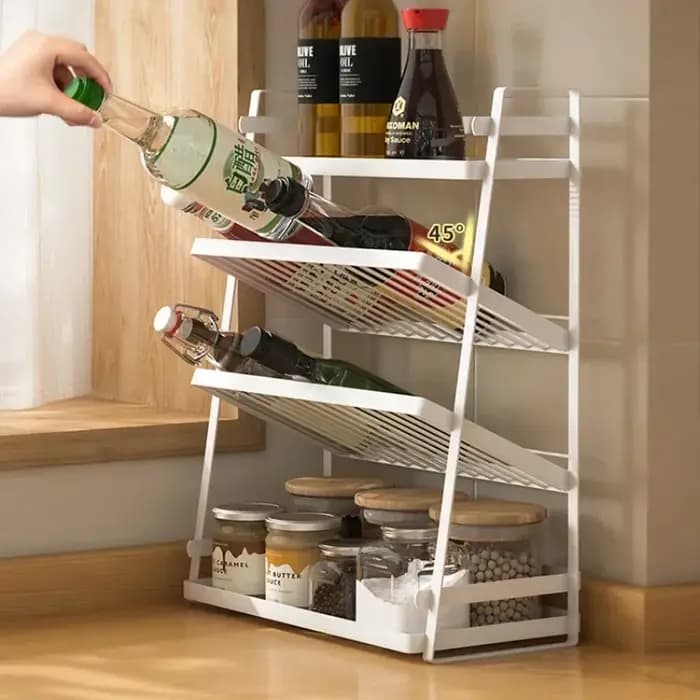 Support de stockage d'assaisonnement multicouche