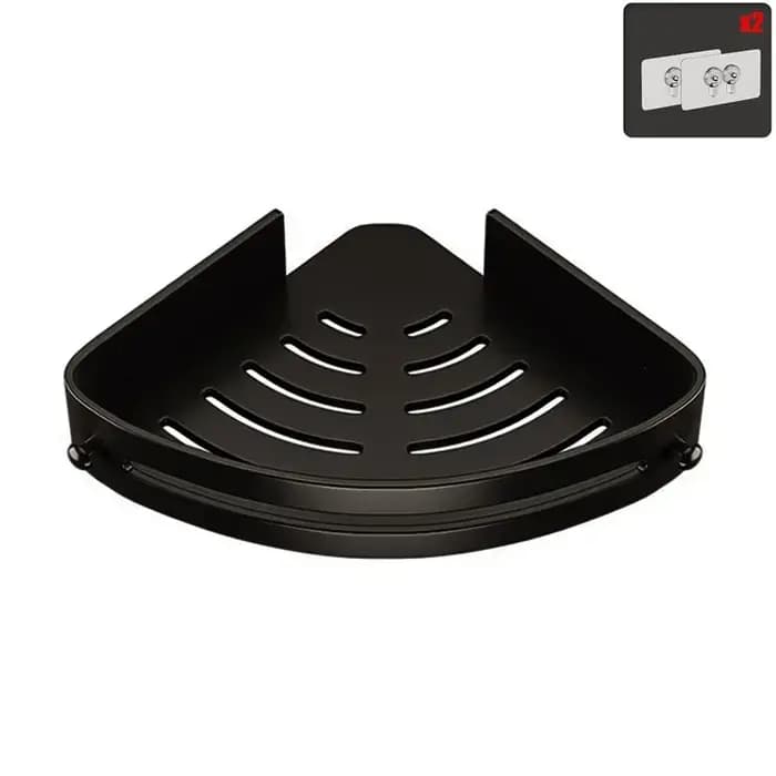 Étagère d'angle de douche à trois niveaux