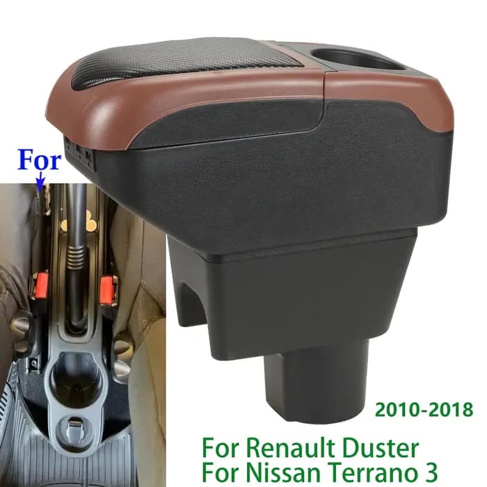 Boîte de rangement d'accoudoir de voiture pour Renault