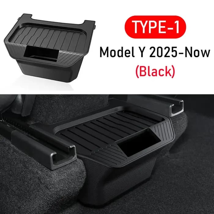 Boîte de rangement de siège arrière pour Tesla modèle Y Juniper 2025 2026