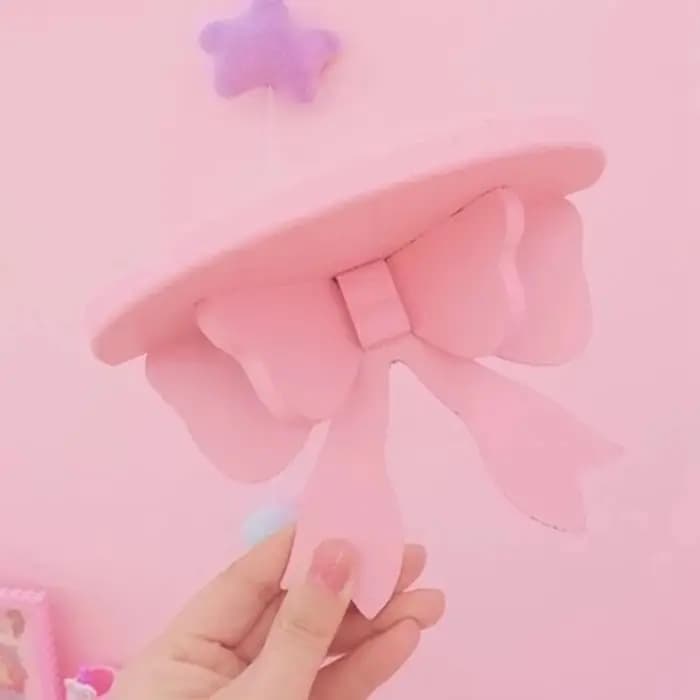 Étagère Murale en Bois avec Nministériels d Mignon Kawaii